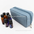 Hemp essential oils zip pouch for 8 vials - various colors LOW MOQ